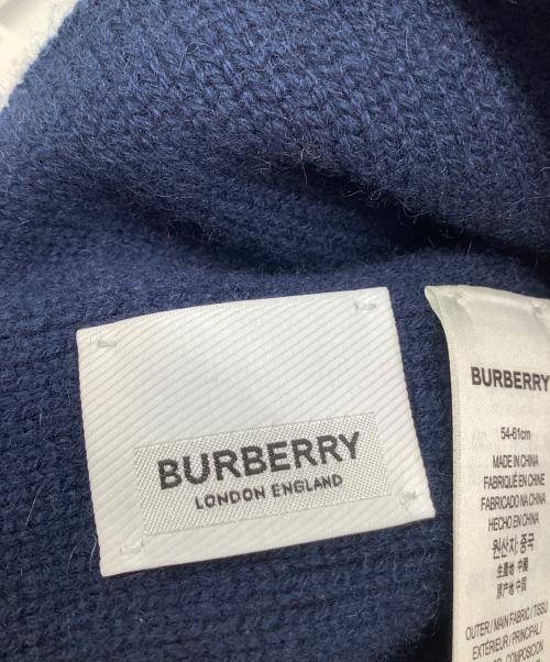 BURBERRY（バーバリー）BURBERRY (バーバリー) ニット帽 ネイビー サイズ: 54-61の古着・服飾アイテム