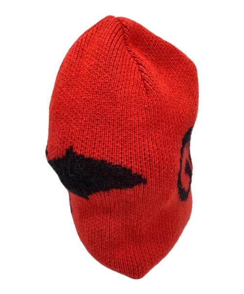 GUCCI（グッチ）GUCCI (グッチ) ニット帽 レッド サイズ:M（58）22cmの古着・服飾アイテム