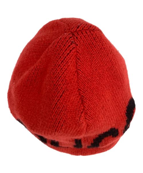GUCCI（グッチ）GUCCI (グッチ) ニット帽 レッド サイズ:M（58）22cmの古着・服飾アイテム