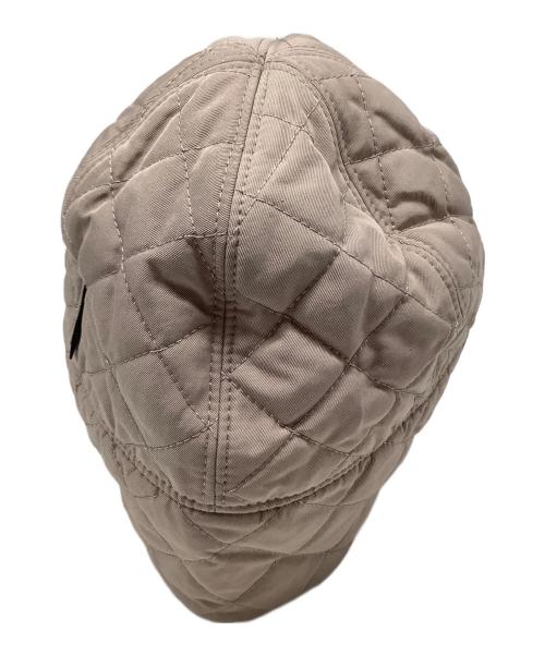 MONCLER（モンクレール）MONCLER (モンクレール) キルティングフライトキャップ ベージュ サイズ:Mの古着・服飾アイテム