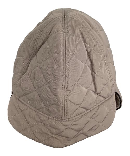 MONCLER（モンクレール）MONCLER (モンクレール) キルティングフライトキャップ ベージュ サイズ:Mの古着・服飾アイテム