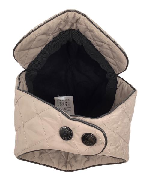 MONCLER（モンクレール）MONCLER (モンクレール) キルティングフライトキャップ ベージュ サイズ:Mの古着・服飾アイテム