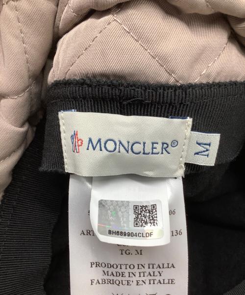 MONCLER（モンクレール）MONCLER (モンクレール) キルティングフライトキャップ ベージュ サイズ:Mの古着・服飾アイテム