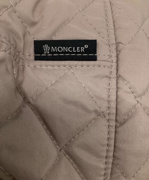 MONCLER（モンクレール）MONCLER (モンクレール) キルティングフライトキャップ ベージュ サイズ:Mの古着・服飾アイテム