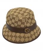 GUCCIグッチ）の古着「GG フェドラハット」｜ベージュ