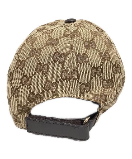 GUCCI（グッチ）GUCCI (グッチ) GG キャップ ベージュ サイズ:M （58）の古着・服飾アイテム