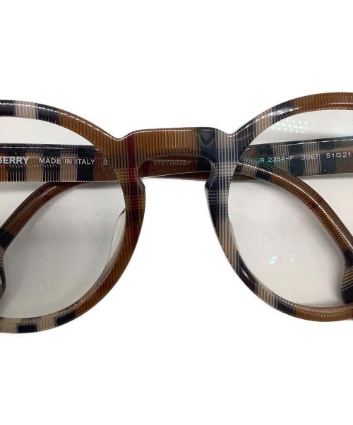 BURBERRY（バーバリー）BURBERRY (バーバリー) 眼鏡 ブラウン サイズ:51□21の古着・服飾アイテム