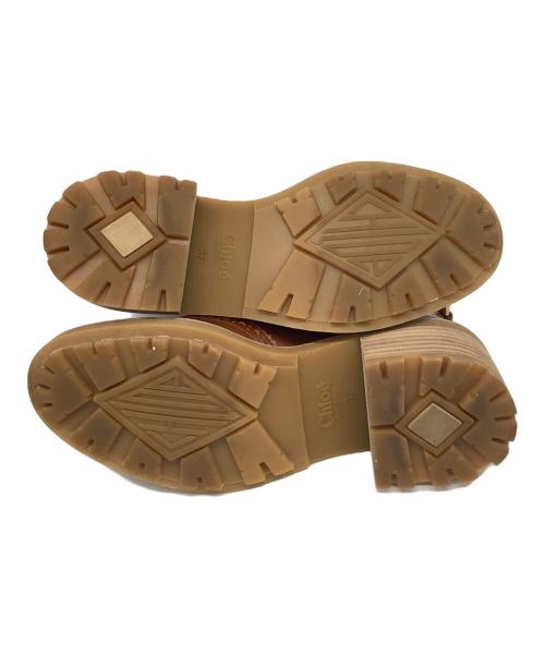 Chloe（クロエ）Chloe (クロエ) Franne グレー×ブラウン サイズ:37の古着・服飾アイテム