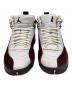 中古・古着 NIKE (ナイキ) A Ma Maniere (ア・マ・マニエール) AIR JORDAN12（エアジョーダン） ホワイト×レッド サイズ:US6.5：10000円