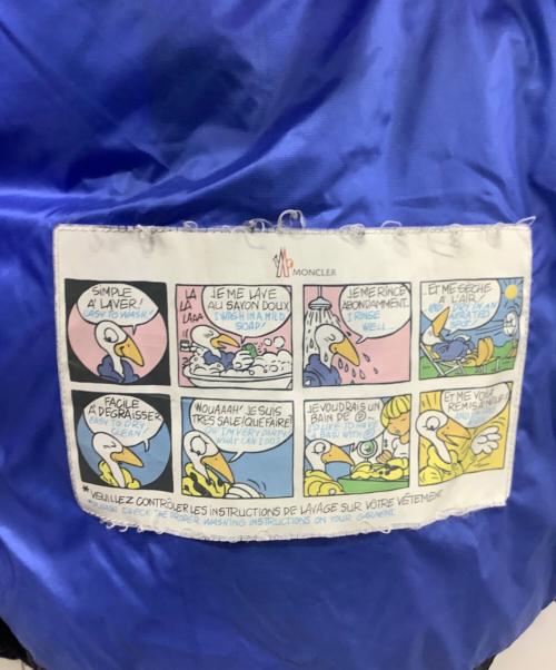 MONCLER（モンクレール）MONCLER (モンクレール) Lefranc ブラック×ブルー サイズ:2の古着・服飾アイテム