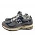 NEW BALANCE (ニューバランス) スニーカー グレー×ネイビー サイズ:US6：13000円