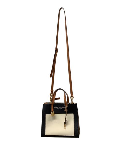 MARC JACOBS（マークジェイコブス）MARC JACOBS (マークジェイコブス) 2WAYショルダーバッグ ホワイト×ブラックの古着・服飾アイテム