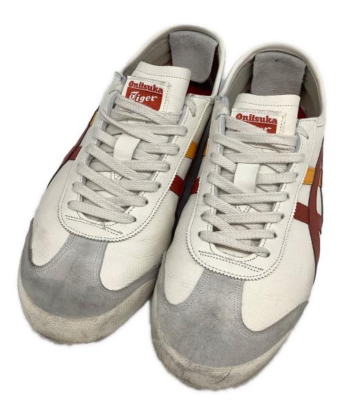 Onitsuka Tiger（オニツカタイガー）Onitsuka Tiger (オニツカタイガー) MEXICO'66 ホワイト×レッド×オレンジ サイズ:US91/2の古着・服飾アイテム