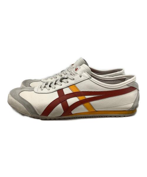 Onitsuka Tiger（オニツカタイガー）Onitsuka Tiger (オニツカタイガー) MEXICO'66 ホワイト×レッド×オレンジ サイズ:US91/2の古着・服飾アイテム