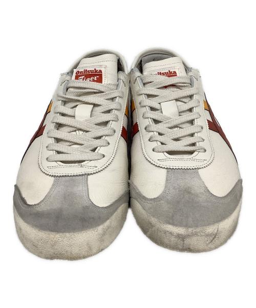 Onitsuka Tiger（オニツカタイガー）Onitsuka Tiger (オニツカタイガー) MEXICO'66 ホワイト×レッド×オレンジ サイズ:US91/2の古着・服飾アイテム