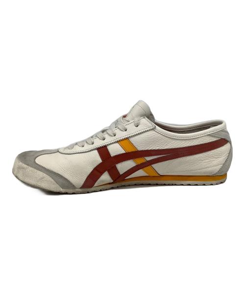 Onitsuka Tiger（オニツカタイガー）Onitsuka Tiger (オニツカタイガー) MEXICO'66 ホワイト×レッド×オレンジ サイズ:US91/2の古着・服飾アイテム