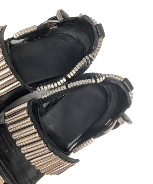 TOGA PULLA（トーガ プルラ）TOGA PULLA (トーガ プルラ) サンダル ブラック サイズ:38の古着・服飾アイテム