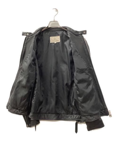 AVIREX（アヴィレックス）AVIREX (アヴィレックス) レザージャケット ブラック サイズ:XLの古着・服飾アイテム