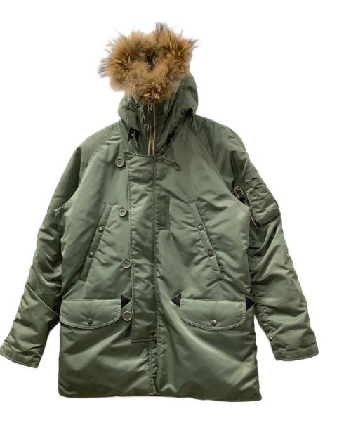 AVIREX（アヴィレックス）AVIREX (アヴィレックス) フライトジャケット セージグリーン サイズ:Lの古着・服飾アイテム