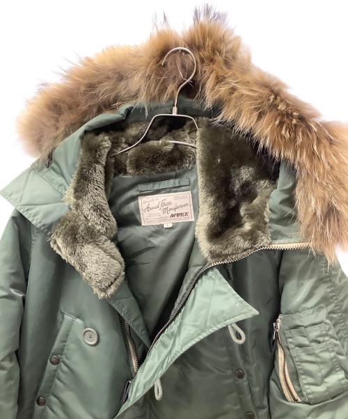 AVIREX（アヴィレックス）AVIREX (アヴィレックス) フライトジャケット セージグリーン サイズ:Lの古着・服飾アイテム