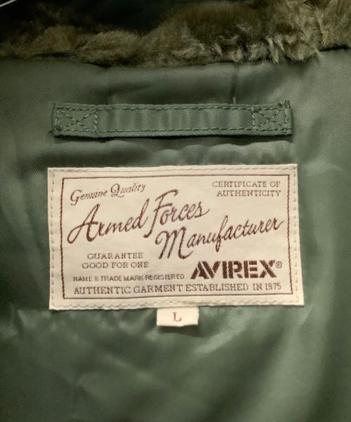 AVIREX（アヴィレックス）AVIREX (アヴィレックス) フライトジャケット セージグリーン サイズ:Lの古着・服飾アイテム