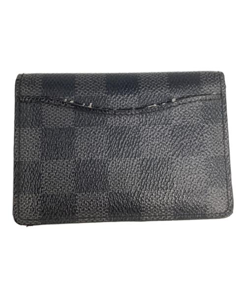 LOUIS VUITTON（ルイ ヴィトン）LOUIS VUITTON (ルイ ヴィトン) ダミエカードケース オーガナイザー・ドゥ・ポッシュ ブラックの古着・服飾アイテム