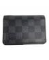 LOUIS VUITTON（ルイ ヴィトン）の古着「ダミエカードケース オーガナイザー・ドゥ・ポッシュ」｜ブラック