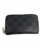 LOUIS VUITTONルイ ヴィトン）の古着「ダミエジッピーコインパース」｜ブラック