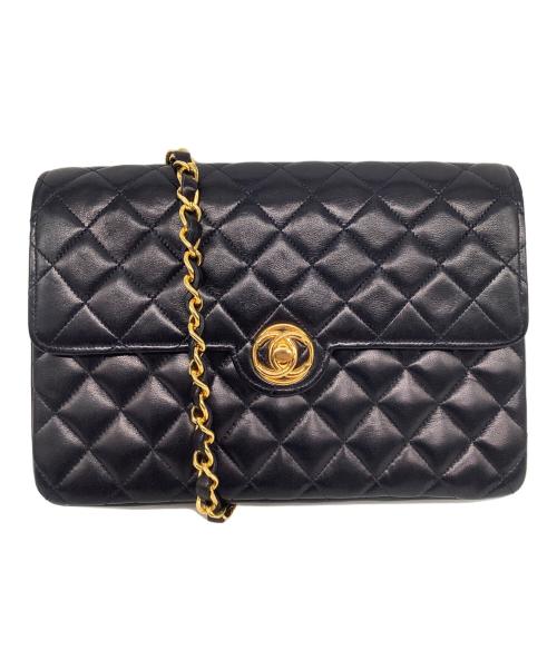 CHANEL（シャネル）CHANEL (シャネル) チェーンショルダーバッグ ネイビーの古着・服飾アイテム