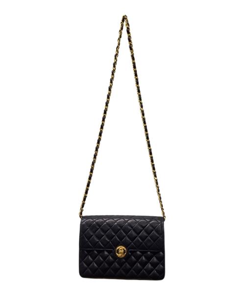 CHANEL（シャネル）CHANEL (シャネル) チェーンショルダーバッグ ネイビーの古着・服飾アイテム