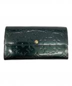 LOUIS VUITTONルイ ヴィトン）の古着「ヴェルニポルトフォイユ・サラ」｜グリーン