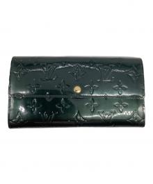 LOUIS VUITTON（ルイ ヴィトン）の古着「ヴェルニポルトフォイユ・サラ」｜グリーン