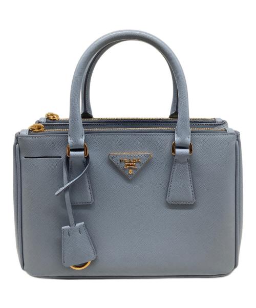 PRADA（プラダ）PRADA (プラダ) 2WAYバッグ ブルーの古着・服飾アイテム