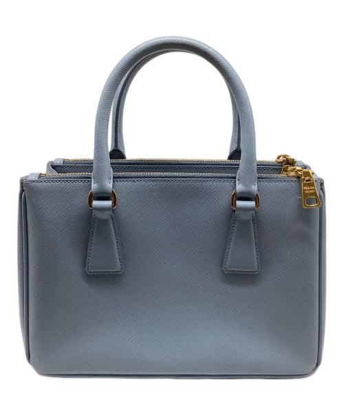 PRADA（プラダ）PRADA (プラダ) 2WAYバッグ ブルーの古着・服飾アイテム