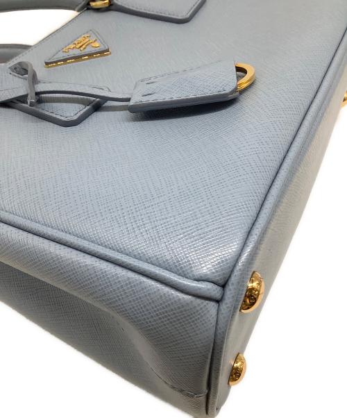 PRADA（プラダ）PRADA (プラダ) 2WAYバッグ ブルーの古着・服飾アイテム