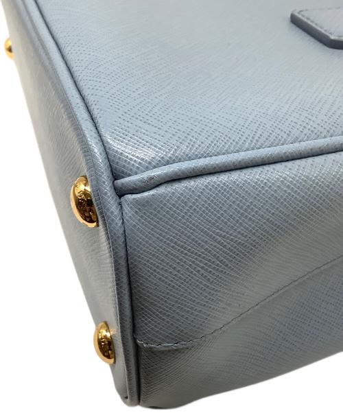 PRADA（プラダ）PRADA (プラダ) 2WAYバッグ ブルーの古着・服飾アイテム