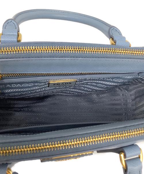 PRADA（プラダ）PRADA (プラダ) 2WAYバッグ ブルーの古着・服飾アイテム