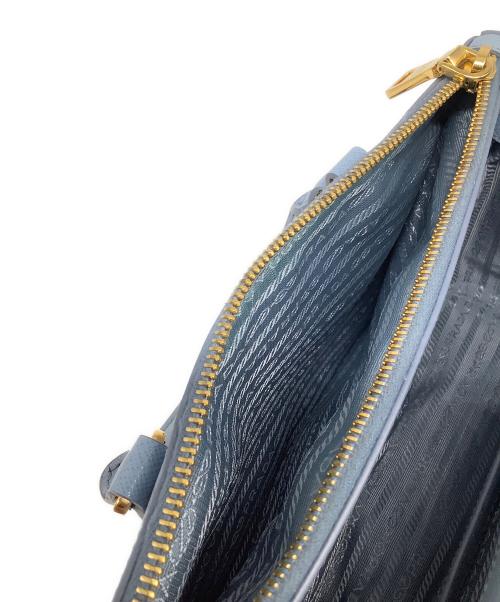 PRADA（プラダ）PRADA (プラダ) 2WAYバッグ ブルーの古着・服飾アイテム