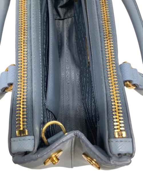 PRADA（プラダ）PRADA (プラダ) 2WAYバッグ ブルーの古着・服飾アイテム