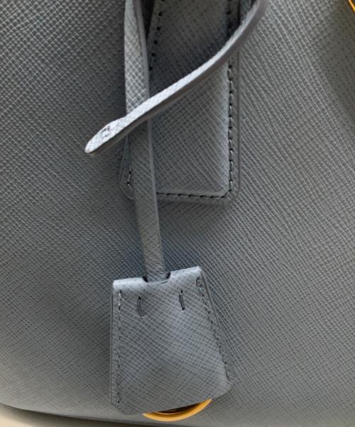 PRADA（プラダ）PRADA (プラダ) 2WAYバッグ ブルーの古着・服飾アイテム