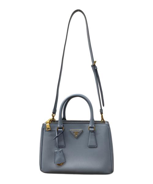 PRADA（プラダ）PRADA (プラダ) 2WAYバッグ ブルーの古着・服飾アイテム