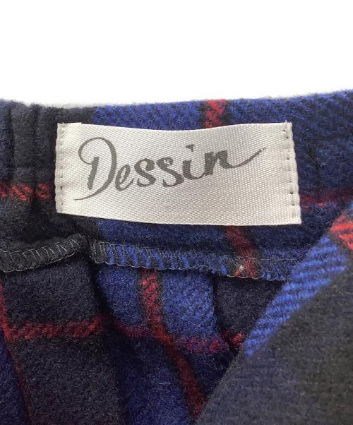 O'NEIL OF DUBLIN（オニールオブダブリン）O'NEIL OF DUBLIN (オニールオブダブリン) ウールスカート ブラック×ブルー 未使用品の古着・服飾アイテム