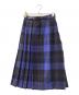 O'NEIL OF DUBLIN（オニールオブダブリン）の古着「ウールスカート」｜ブラック×ブルー
