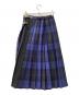 O'NEIL OF DUBLIN (オニールオブダブリン) ウールスカート ブラック×ブルー 未使用品：10000円