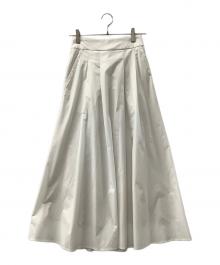 BEAUTY&YOUTH（ビューティーアンドユース）の古着「ロングスカート」｜ホワイト