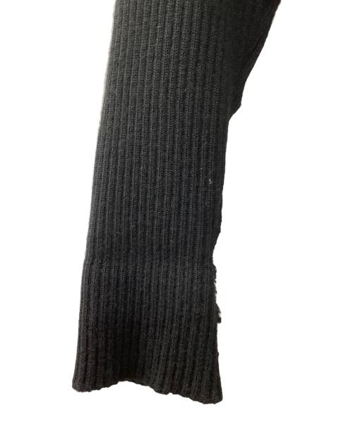 BURBERRY BLUE LABEL（バーバリー ブルー レーベル）BURBERRY BLUE LABEL (バーバリーロンドンブルーレーベル) ニットワンピース ブラック×ベージュ サイズ:38の古着・服飾アイテム