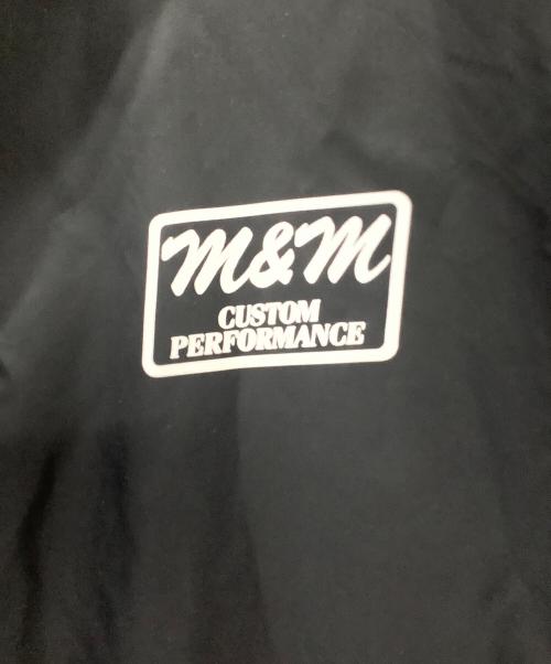 m&m custom performance（エムアンドエム カスタムパフォーマンス）m&m custom performance (エムアンドエム カスタムパフォーマンス) コーチジャケット ブラック サイズ:XLの古着・服飾アイテム