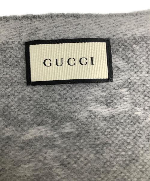GUCCI（グッチ）GUCCI (グッチ) マフラー グレーの古着・服飾アイテム