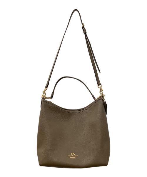 COACH（コーチ）COACH (コーチ) ローレル ラージ ショルダー バッグ ベージュの古着・服飾アイテム