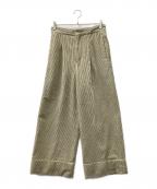 ebureエブール）の古着「コーデュロイワイドパンツ」｜ベージュ